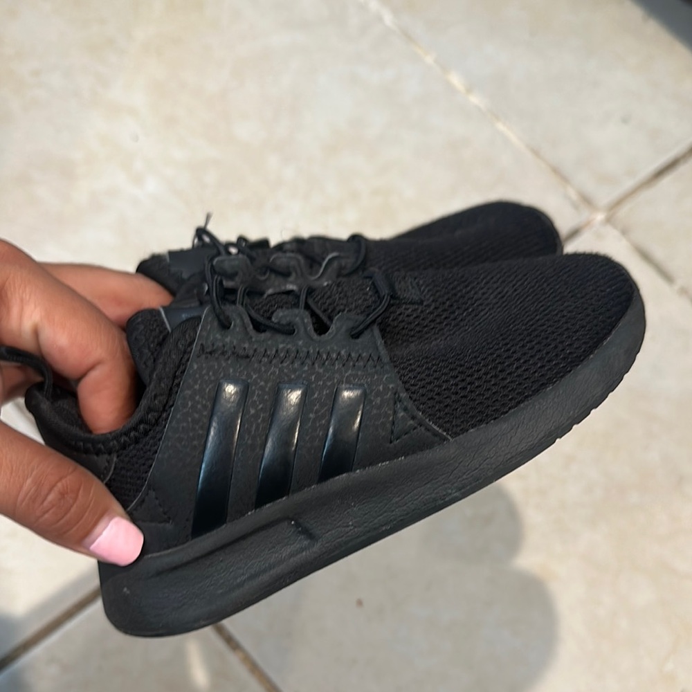 Adidas Triple Black Mesh Sneakers